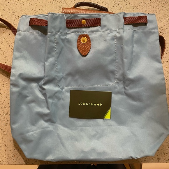 Longchamp backpack in light blue - NWOT - Picture 3 of 5